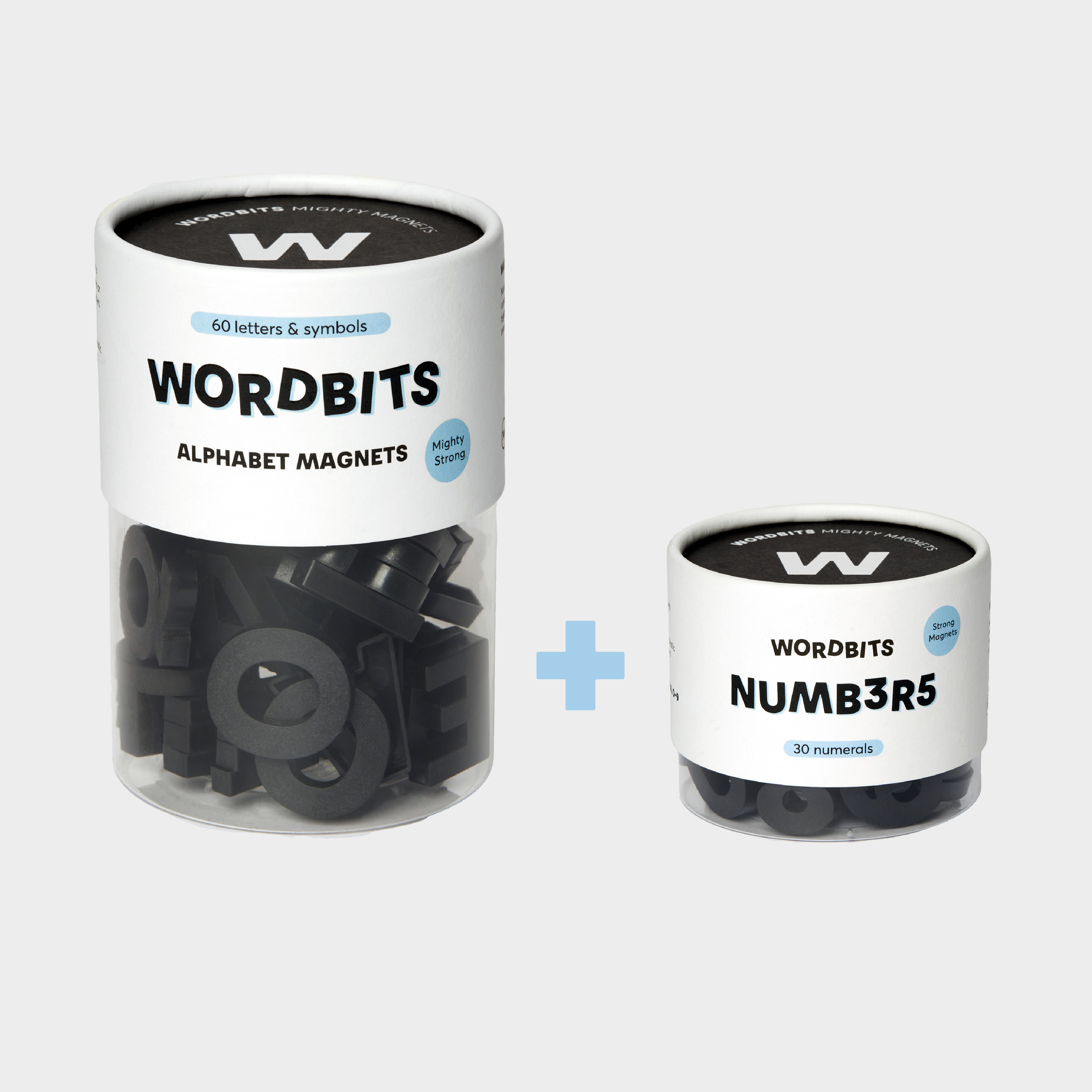 Letter + Number Set in Black