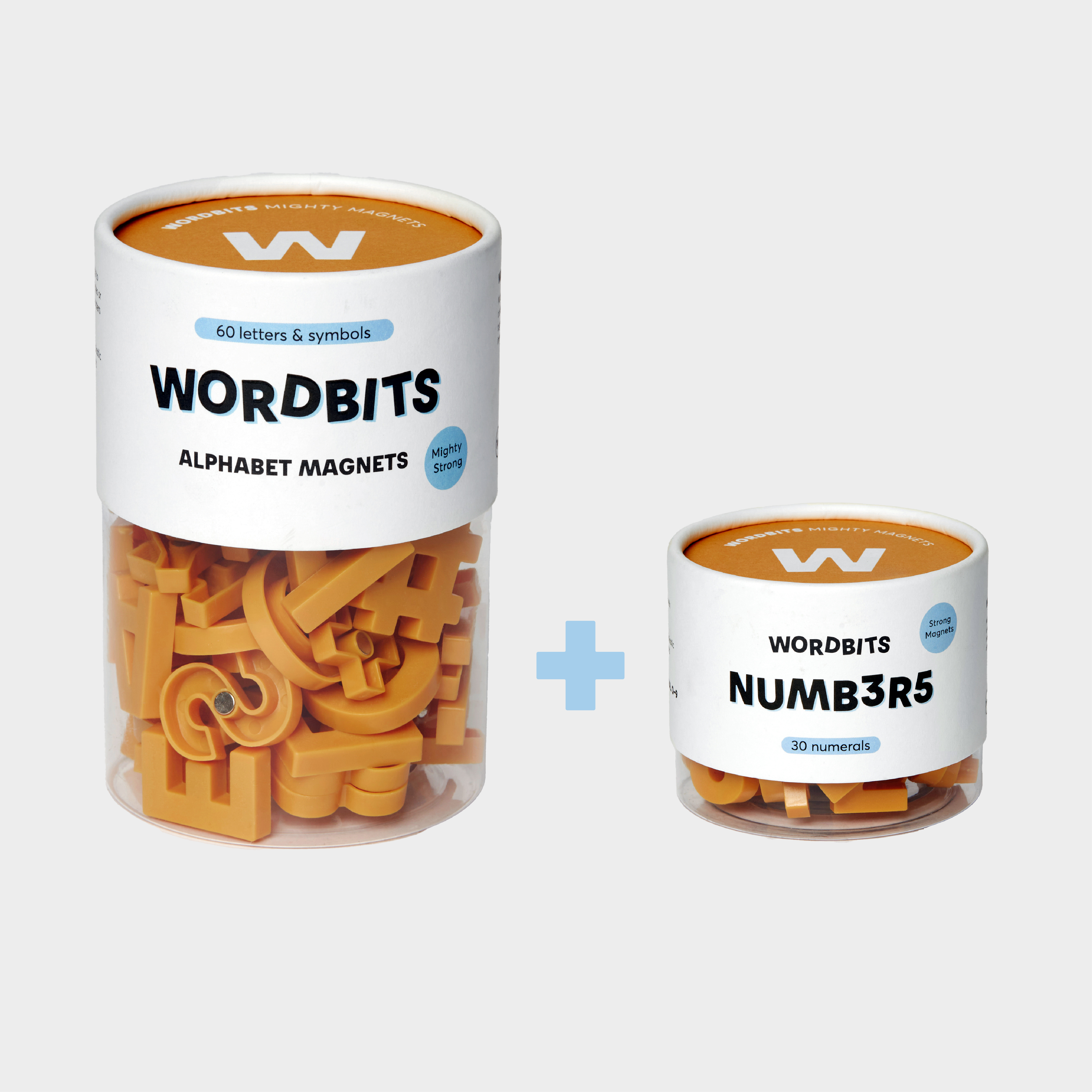 Letter + Number Set in Mustard