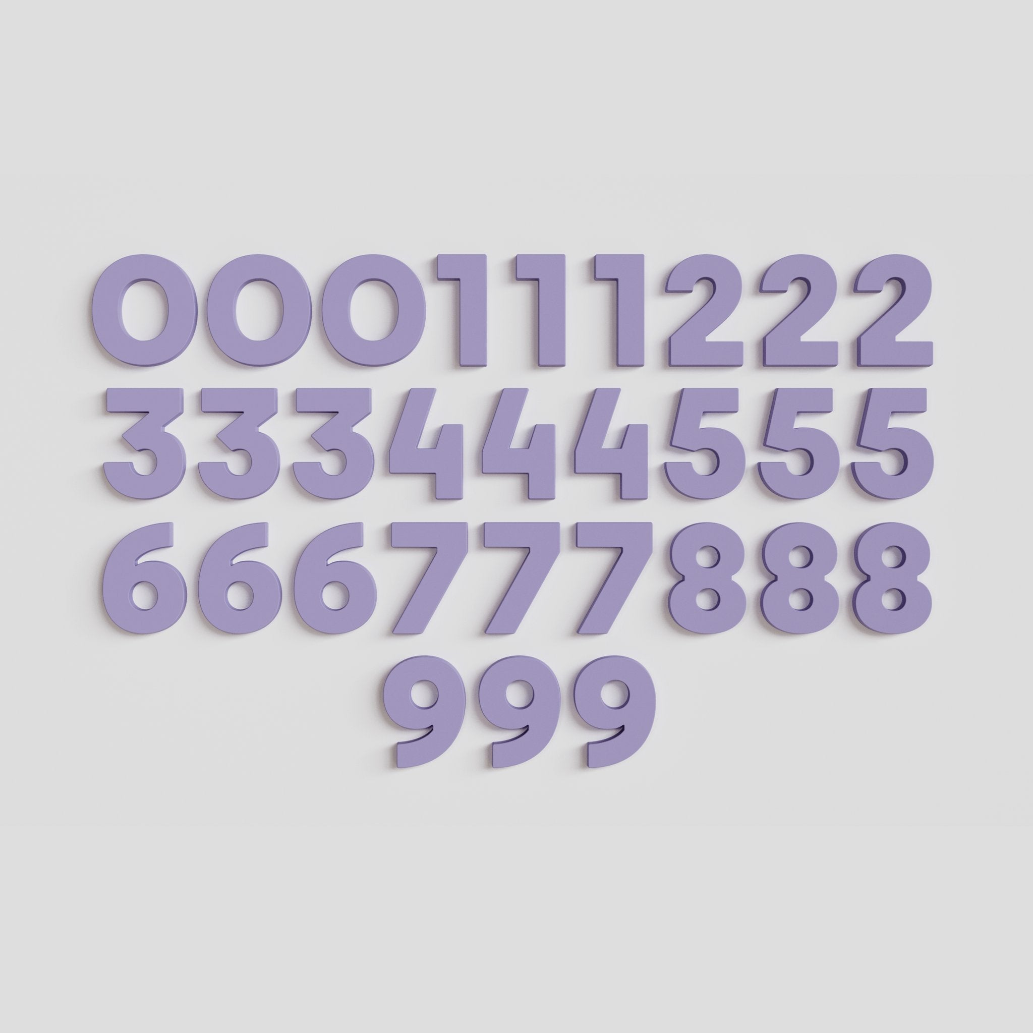 Wordbits Strong Number Magnets