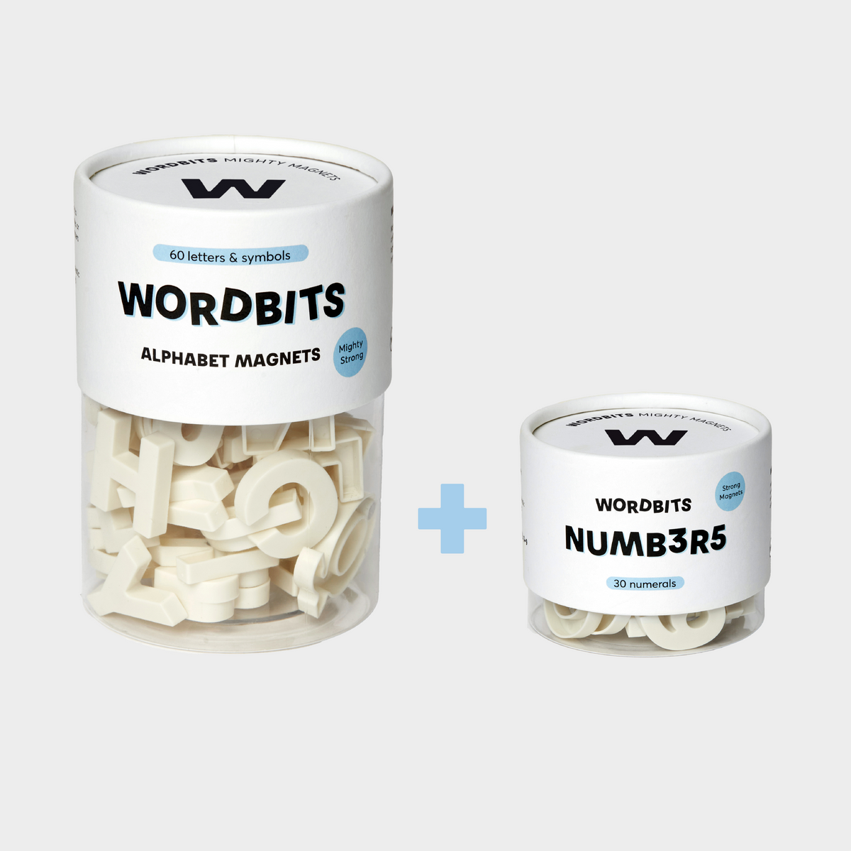 Numbers In Bone Lettering Letter + Number Set in Bone