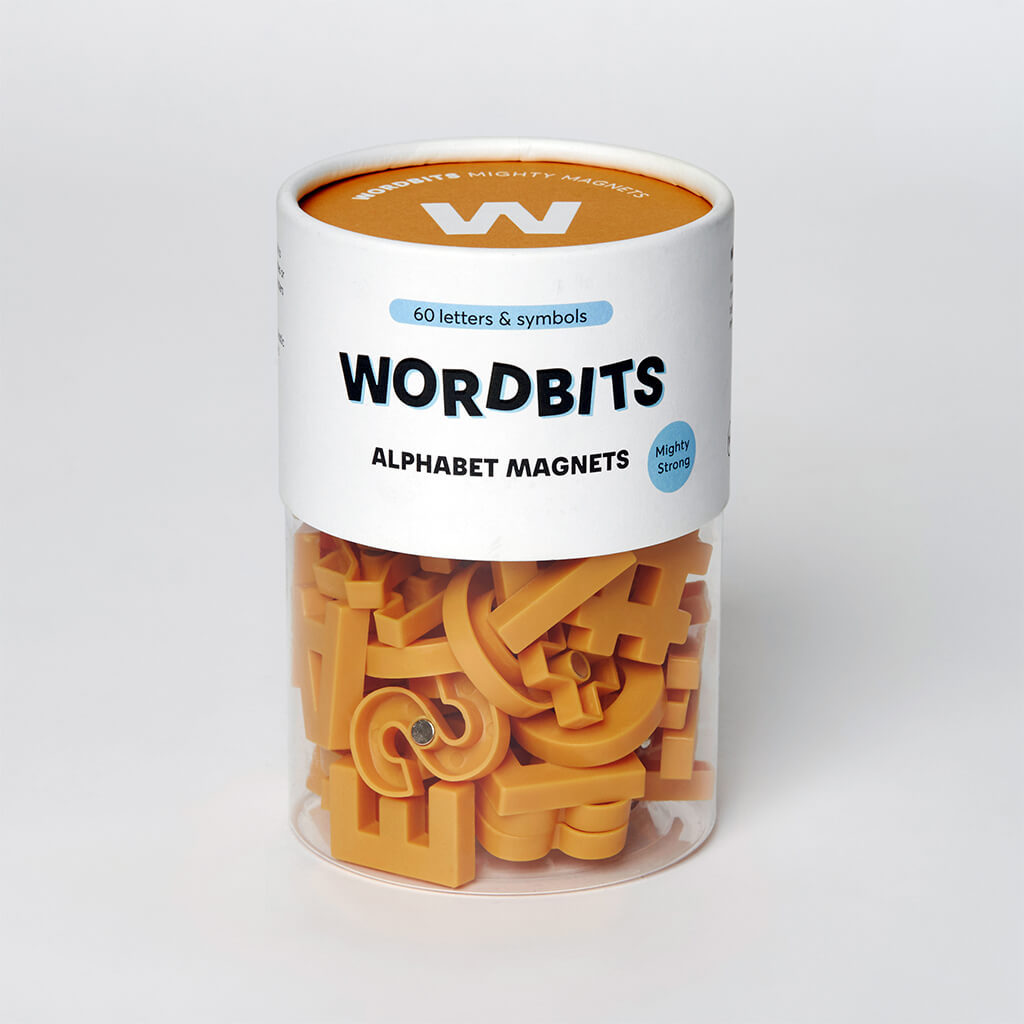 Strong Alphabet Magnets, Mustard